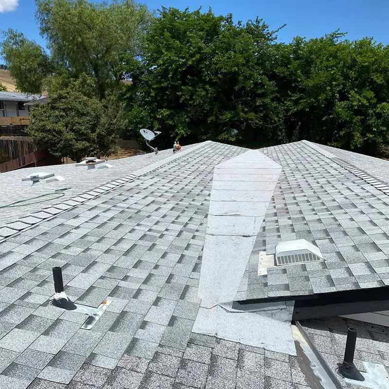 Completed roofing project example 2 - Paso Robles area