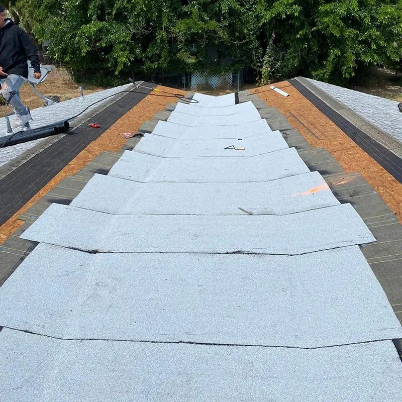 Completed roofing project example 5 - Paso Robles area